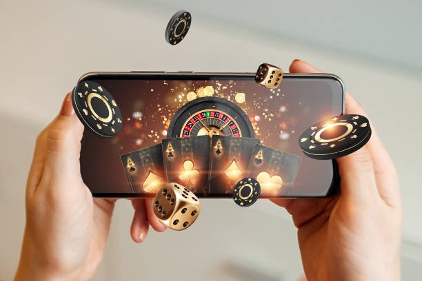 Starburst game grid showing five reels and three rows on mobile phone screen